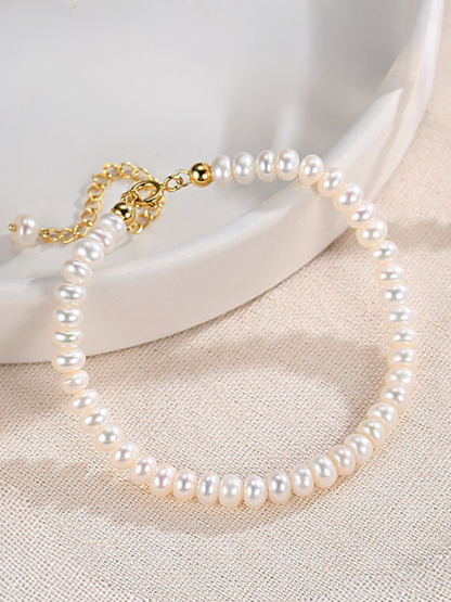 Elegant Ultra-Thin Pearl Bracelet