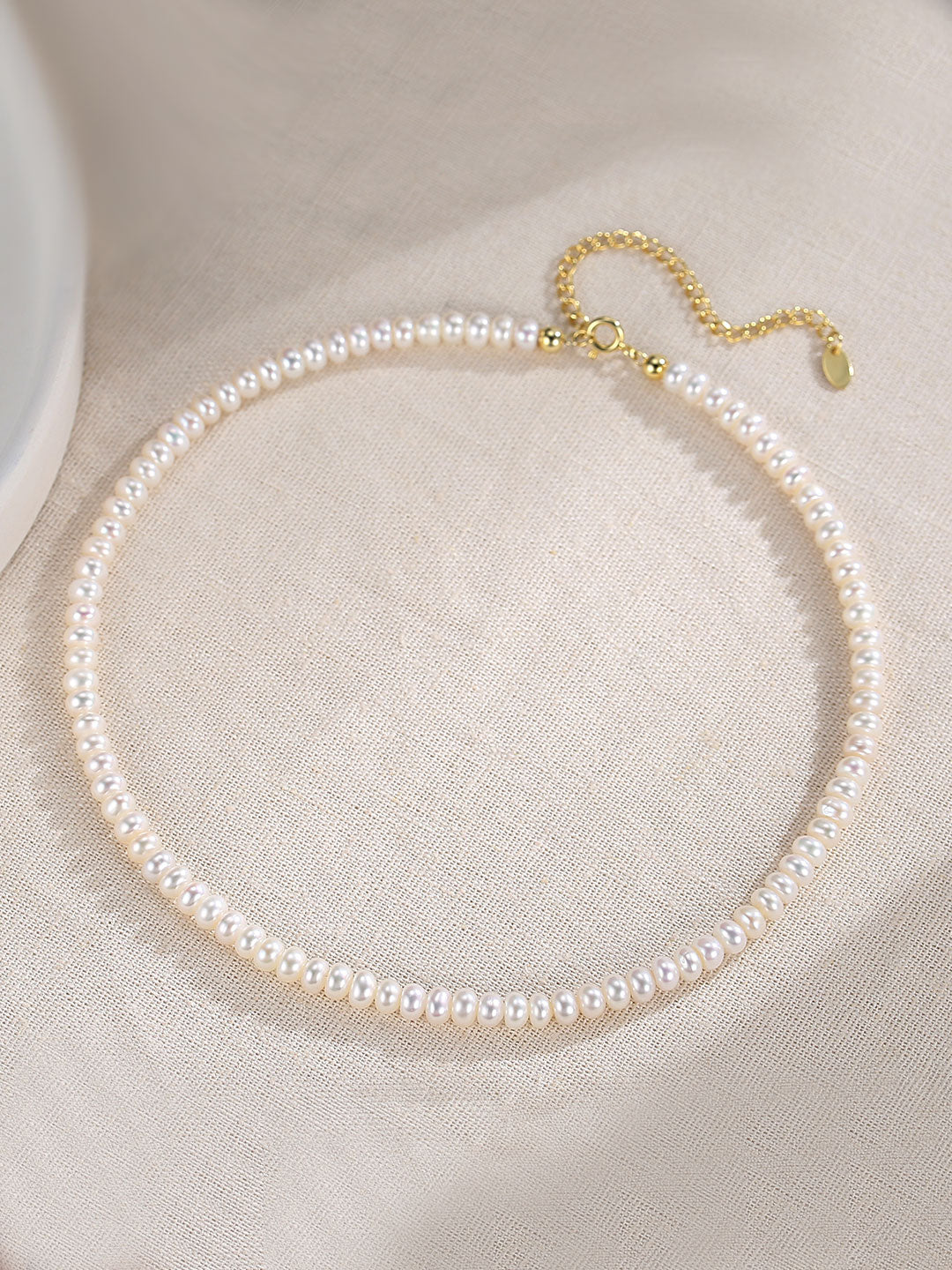 Elegant Ultra-Thin Pearl Necklace