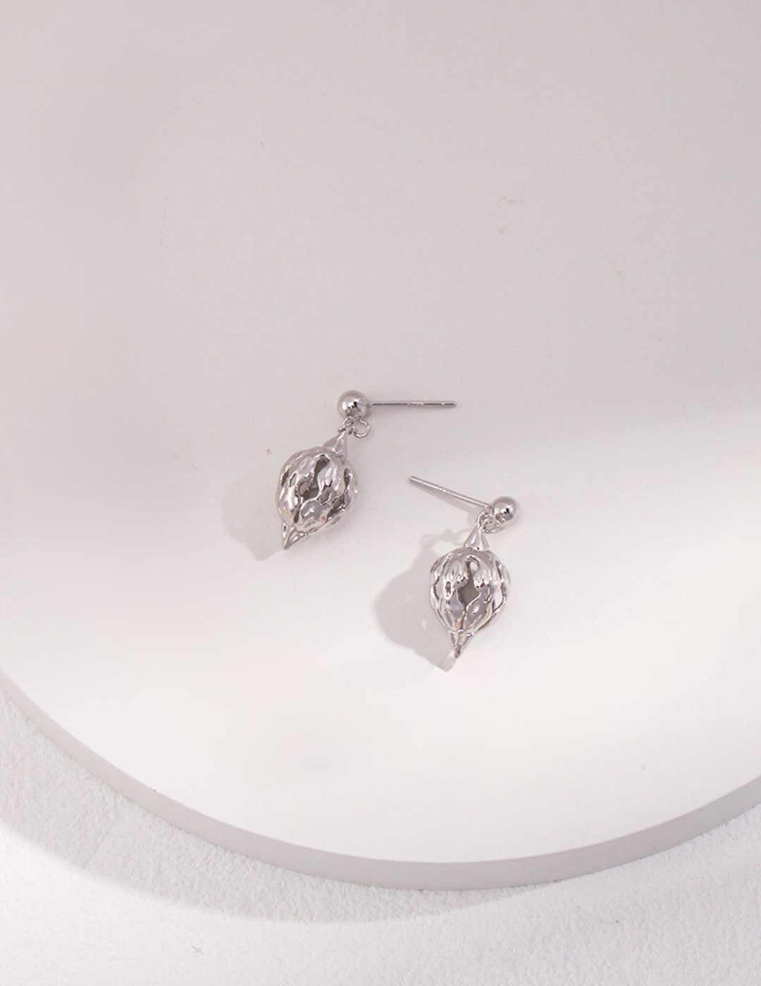 Pearl Blossom Sterling Silver Earrings