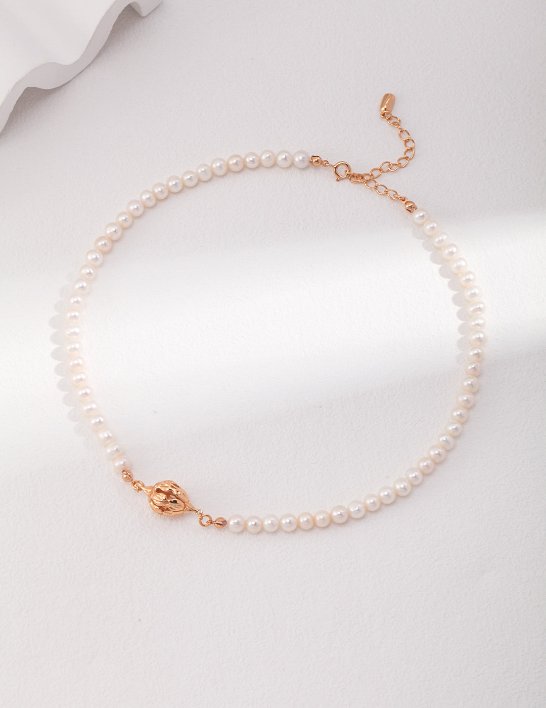 Pearl Blossom Sterling Silver Necklace