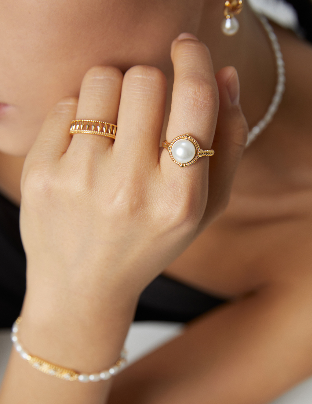 Classic Pearl Sterling Silver Ring