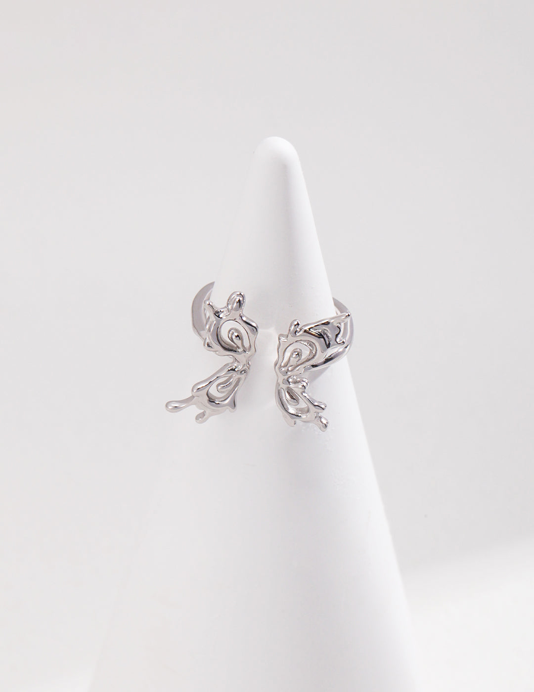 Free Spirit Butterfly Wing Silver Ring