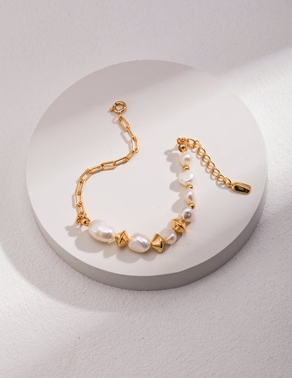 Baroque Pearl Luxe Graduated Bracelet