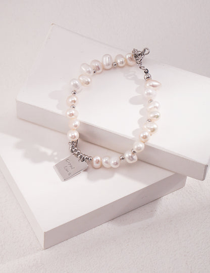 Lucky Charm Pearl Bracelet