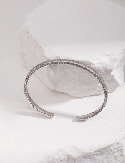 Effortless Elegance Sterling Silver Workday Bracelet