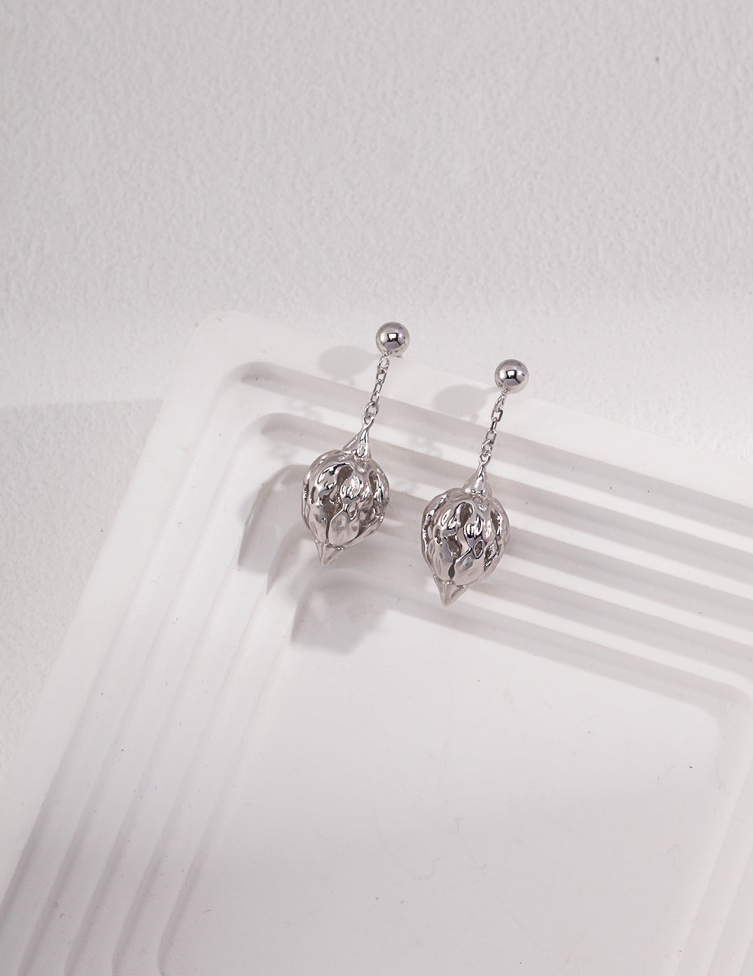 Pearl Blossom Sterling Silver Earrings